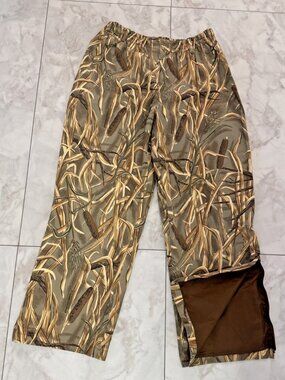 Columbia Delta Hunter Pants Mens XL Marsh Waterfowl Camo Canvas Lined Hunting